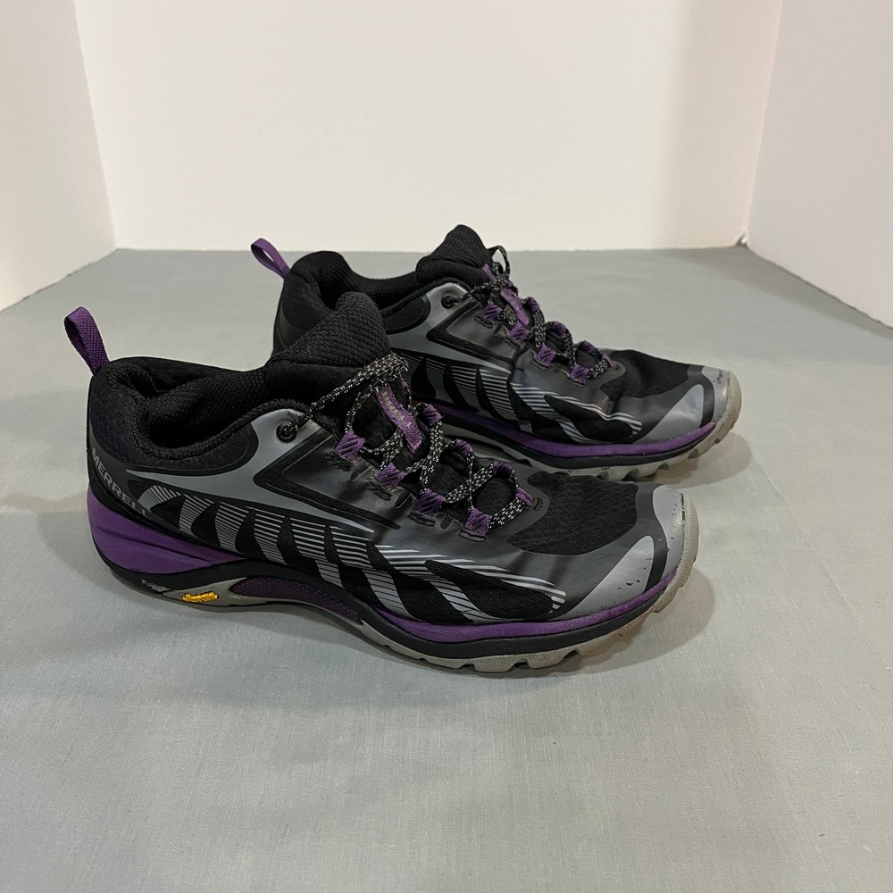 Merrell Agility Synthesis 2 Trail Running Shoes Womens 10 Black Purple J034438